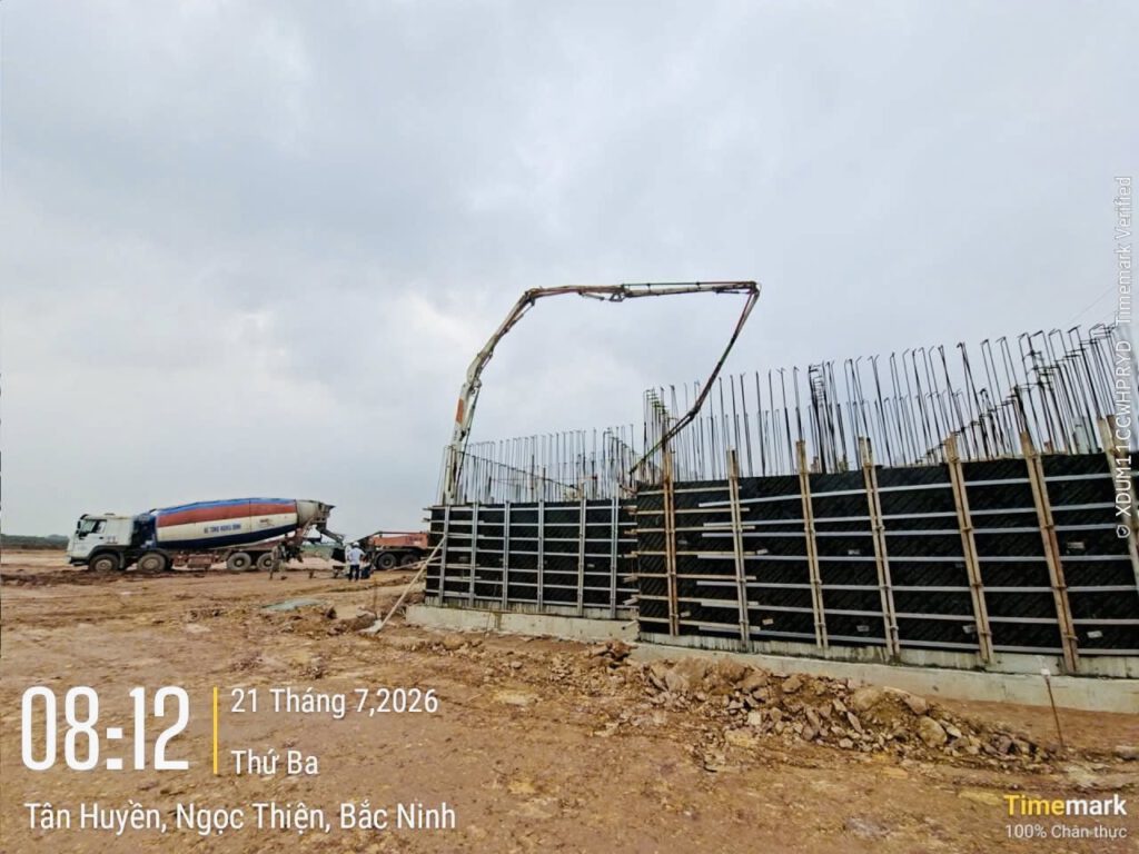 Cụm Công Nghiệp Ngọc Vân đẩy nhanh tiến độ thi công